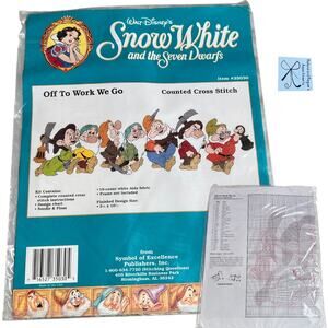 Walt Disney Snow White 35030 Counted Cross Stitch Kit